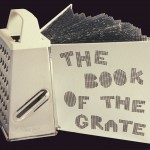 Book of the Grate, metal grate, paper, plastic screen