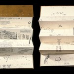 Catena, copy transfer and colored pencil, paper, masonite