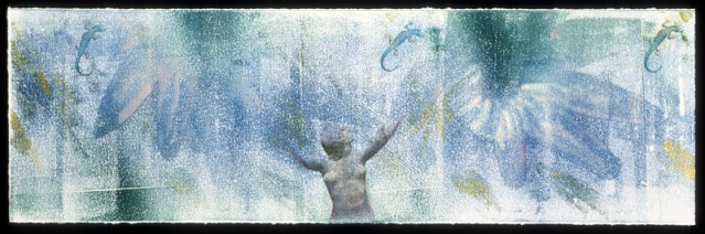 Free Spirit, monotype with copy transfer