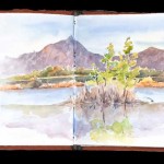 Plein Air Sketchbook, Walden Ponds