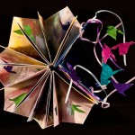 Quincunx, paper, ribbon