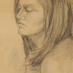 Sara, charcoal