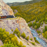 Animas Canyon is a pen and ink with watercolor.
